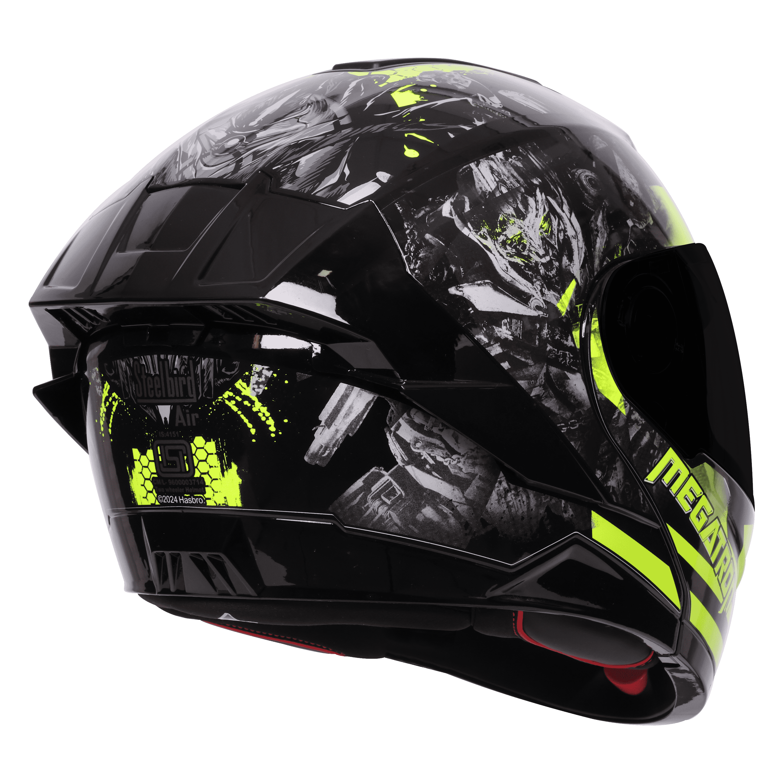 SBA-8 ISS MEGATRON GLOSSY BLACK WITH NEON